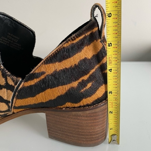 1.STATE Idania 2 Ankle Bootie Cow Hair Animal Print Size 10 - Picture 13 of 14
